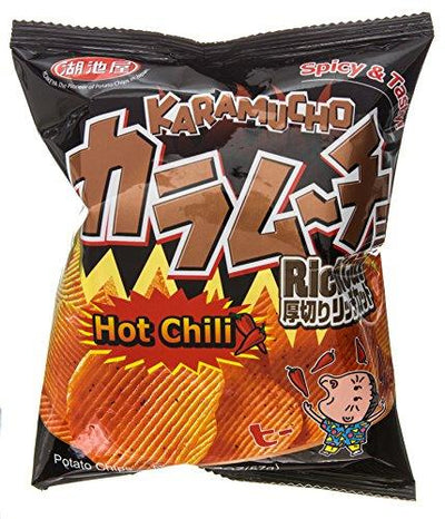 Koikeya Karamucho Potato Chips, Rich Cut, 2.01 Ounce