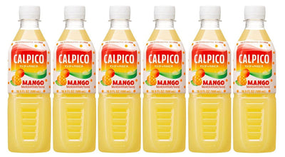 Calpico Japanese Non-Carbonated Soft Drinks 16.9oz, 6 Pack