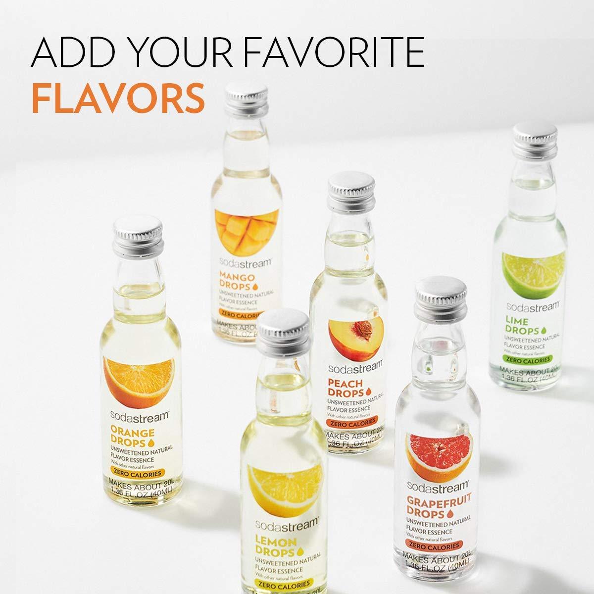 sodastream Fizzi Sparkling Water Maker with CO2 and BPA free Bottle - Mighty Depot