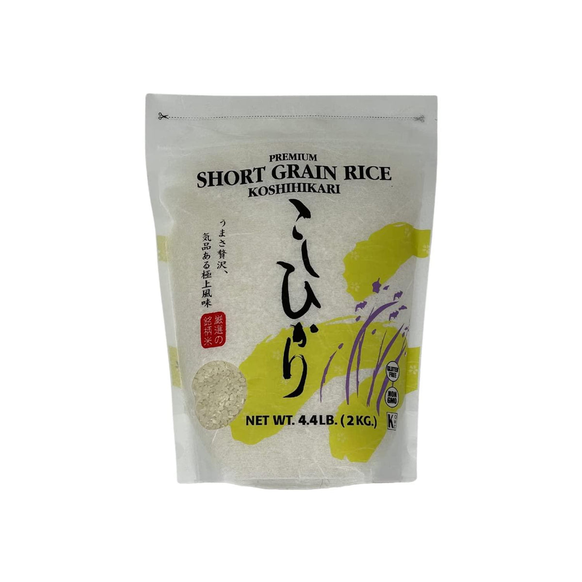 Shirakiku Dried Grains & Rice - Japanese Short Grain White Koshihikari ...