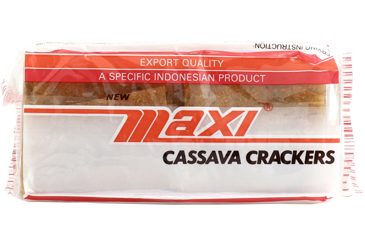 Maxi/Tuna Cassava Crackers, 8 Ounce