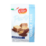 Gastone Lago Party Wafers Chocolate Cream Filling 7.5oz Chocolate Sugar Free - Mighty Depot