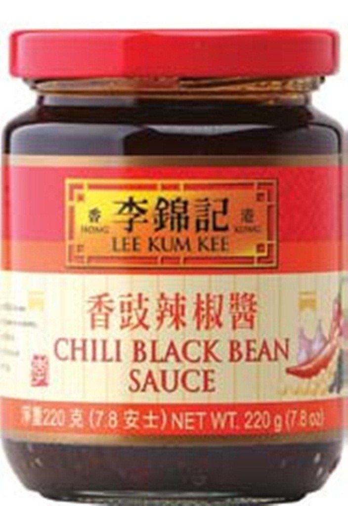 Lee Kum Kee Chili Black Bean Sauce Glass Bottle,8.1 Ounce (Pack of 12) - Mighty Depot