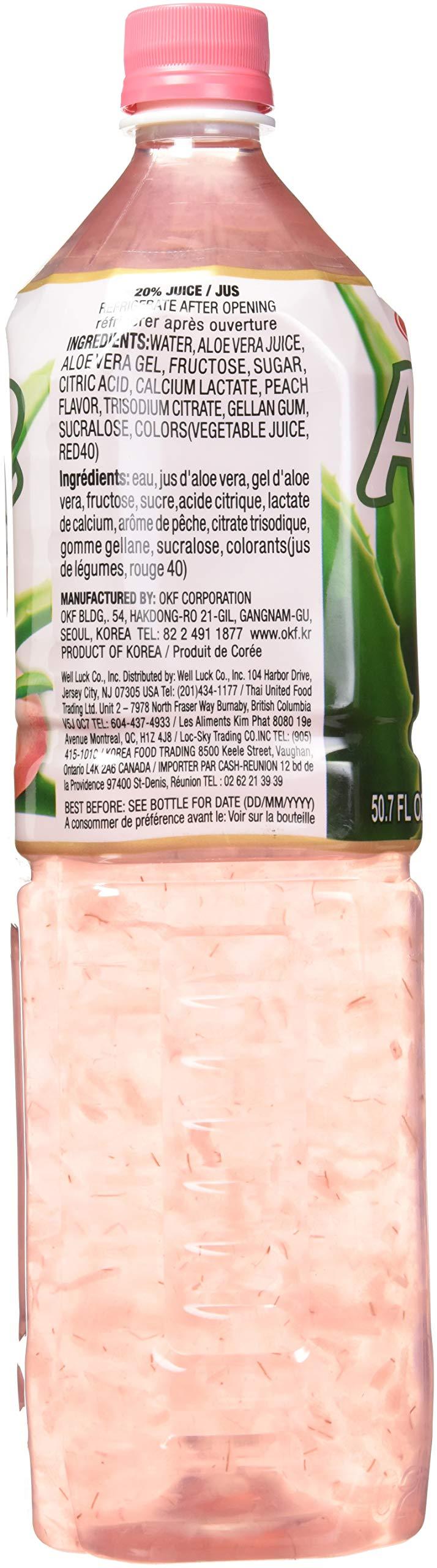 Aloe Peach 1.5L - Mighty Depot