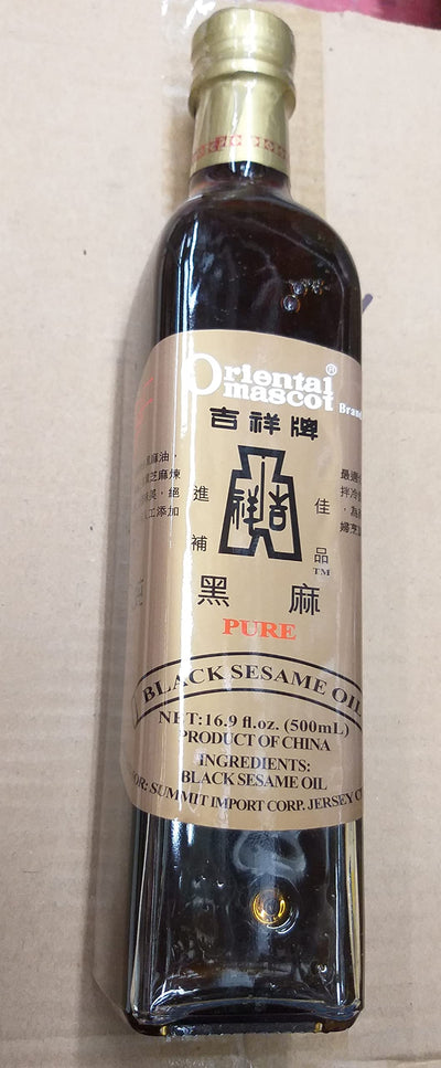 ORIENTAL MASCOT Oil Sesame Black, 16.9 FZ