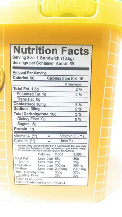 Croley Foods Sunflower Crackers Lemon Flavored, Net Wt 800g (28.3oz)