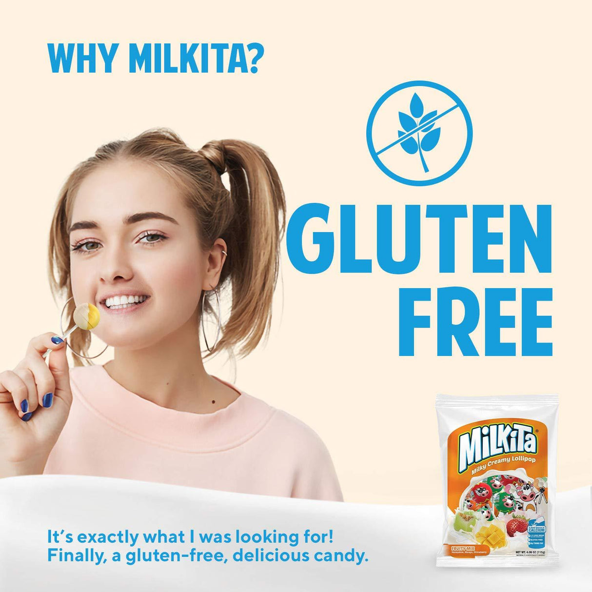 Milkita Creamy Shake Lollipops with Calcium and Real Milk - Mighty Depot