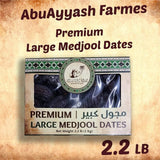 Medjool Dates || Abuayyash Farms || Fresh Dates from Jordan || 2BOX || Medium Medjool Dates (1LB (453g)) || Large Medjool Dates (2.2LB (1kg)) - Mighty Depot
