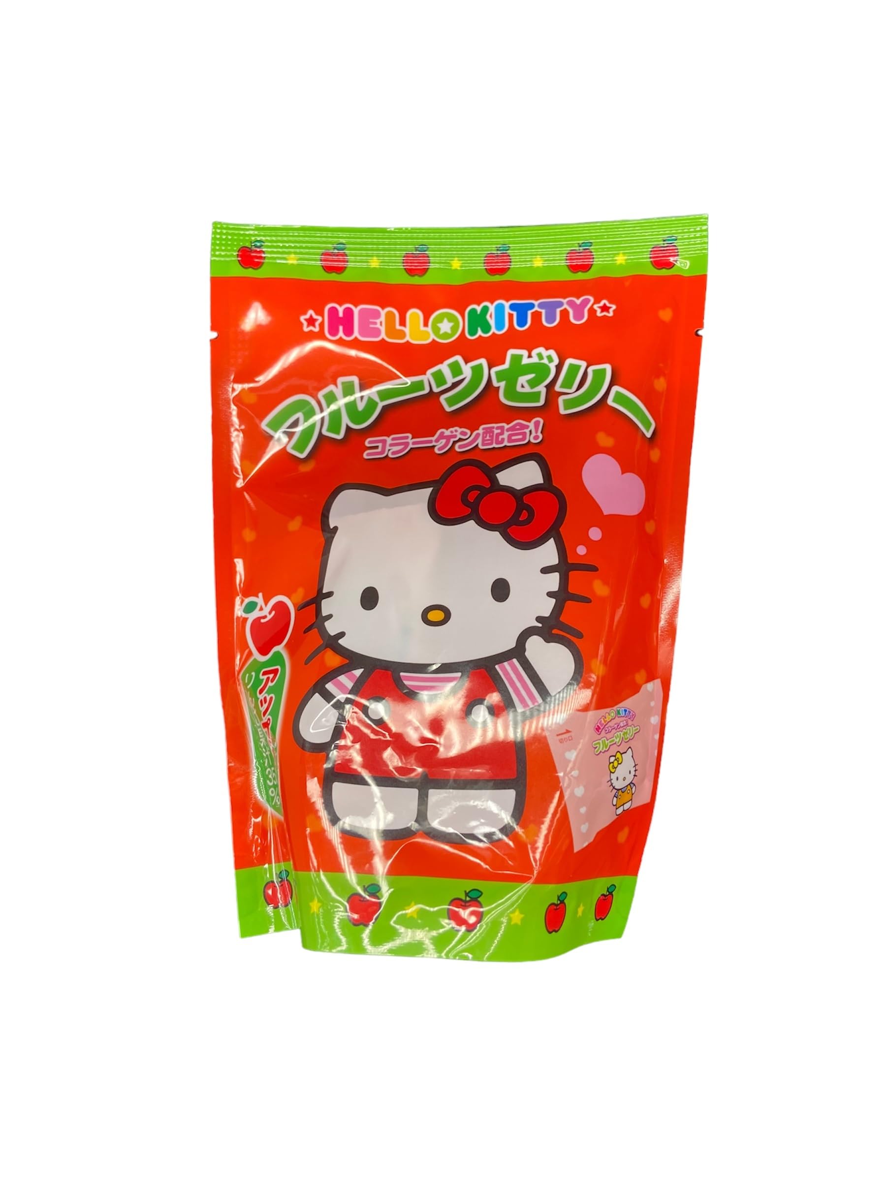 Naniwa Seika Hello Kitty Sweet Kawaii Dessert Snack Fruit Jelly Apple – 4.58 Oz (pack of 1)