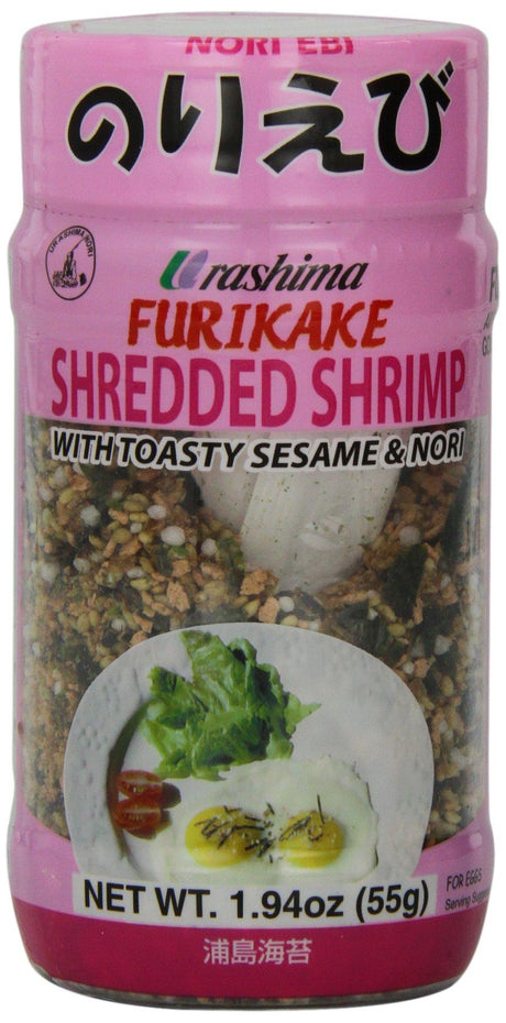 Nori Ebi (Seaweed Shrimp) Furikake Rice Seasoning 1.94Oz, Product of Japan - Mighty Depot