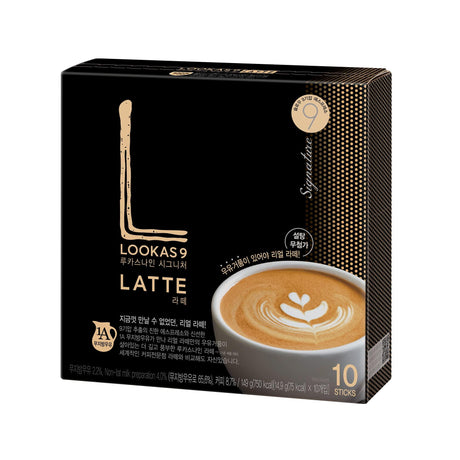Namyang Lookas 9 Original Latte Instant Coffee 14.9g(Pack of 10) - Mighty Depot