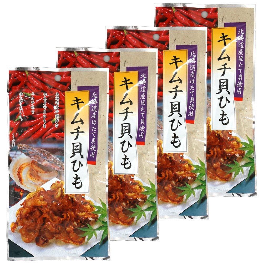 Kimchi Strings From Scallop Shell 0.7oz 4pcs Set Japanese Appetizers Kujifood Ninjapo - Mighty Depot