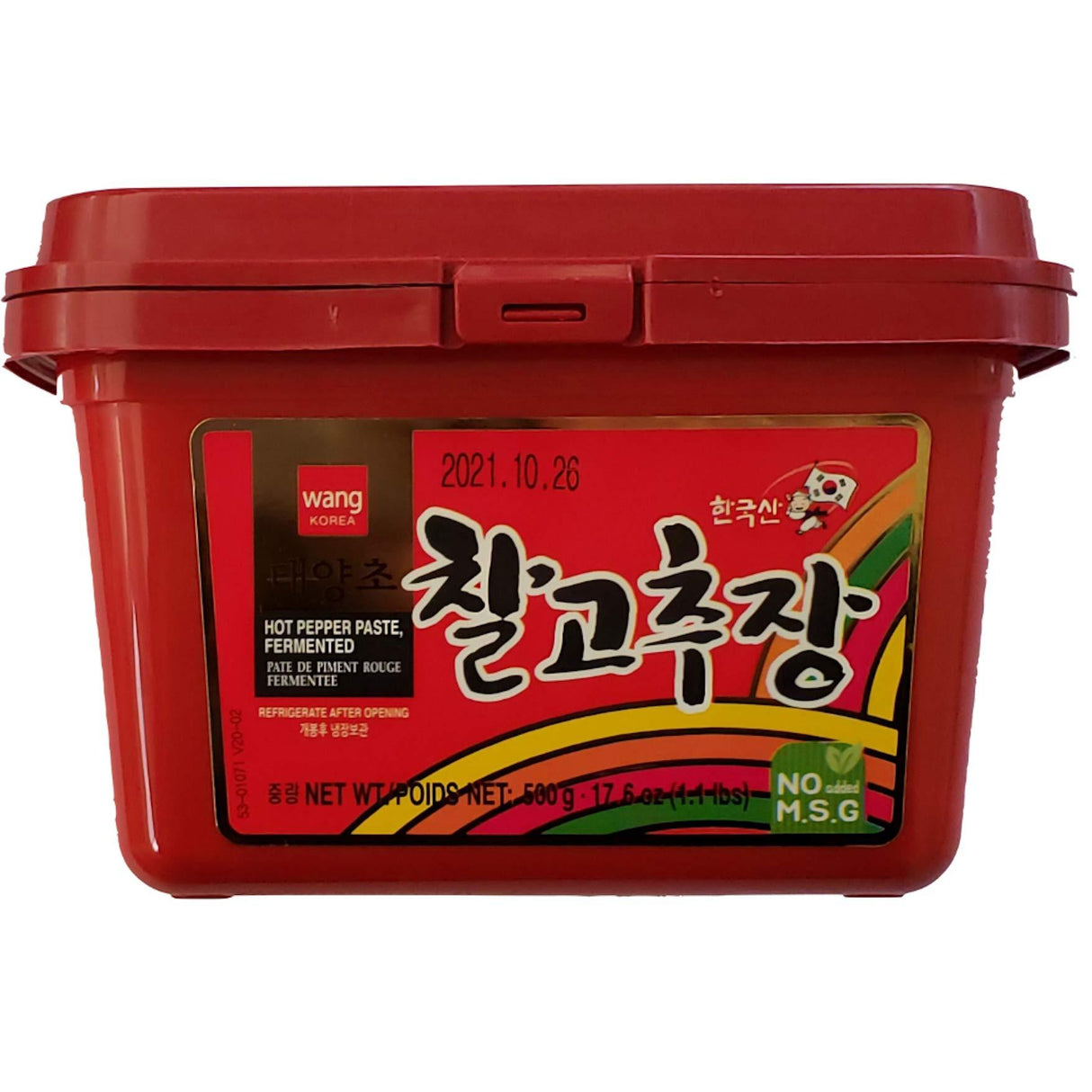Wang, Gochujang Hot Pepper Paste, 17.6 Ounce - Mighty Depot