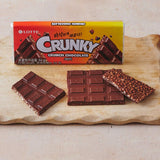 Lotte Crunky Chocolate 34g(pack of 11) 크런키 - Mighty Depot