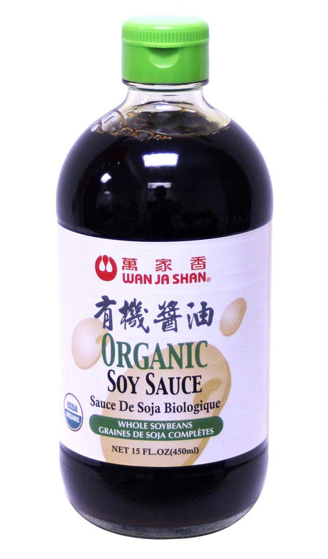 Wan Ja Shan: Organic Soy Sauce (1 X 15 Fl Oz) - Mighty Depot
