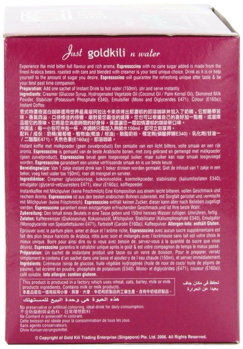 Gold Kili Espressccino ( No Sugar ) # 681, 6.3-Ounce (Pack of 6) - Mighty Depot
