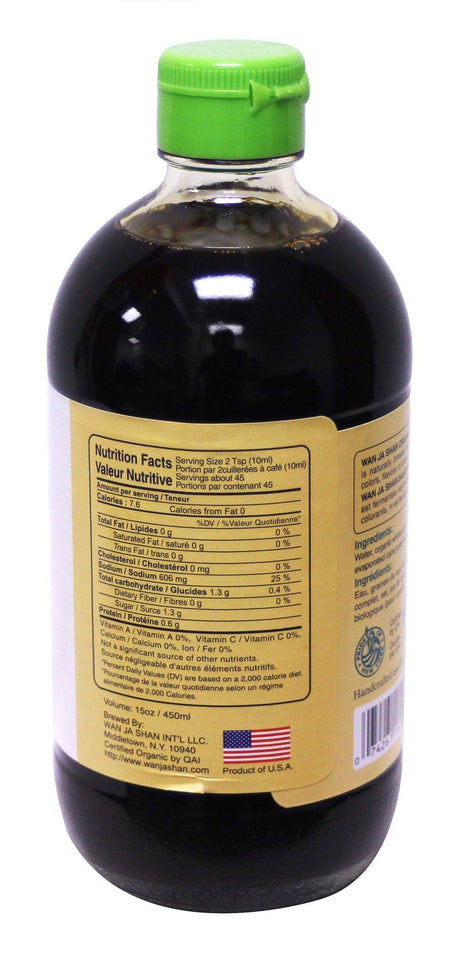 Wan Ja Shan: Organic Soy Sauce (1 X 15 Fl Oz) - Mighty Depot