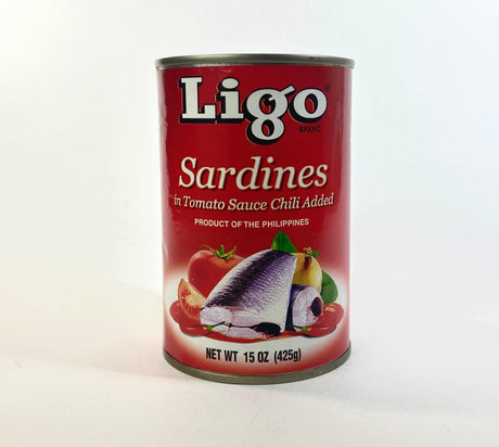 Ligo Sardines Tomato Sauce Chili 15oz (6 Pack) - Mighty Depot