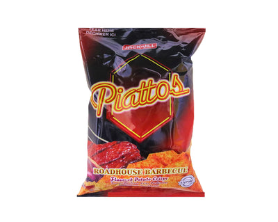 Jack'n Jill Piattos Flavored Potato Crisps 3 Oz (Pack of 4) (Roadhouse Barbecue)