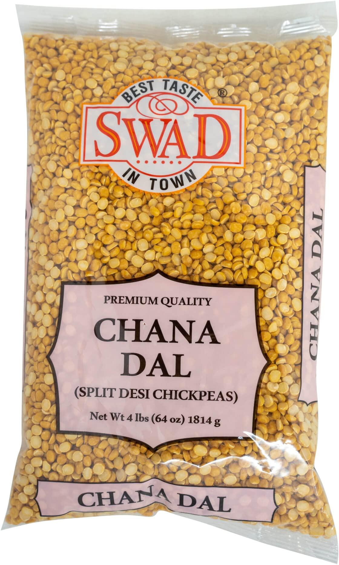 Swad Chana Dal (Split Desi Chickpeas), 4 Pound - Mighty Depot