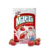 Milkita Creamy Shake Candy Bag, Gluten Free Chewy Candies with Calcium & Real Milk, Zero Trans Fat, Low-Sugar - Mighty Depot