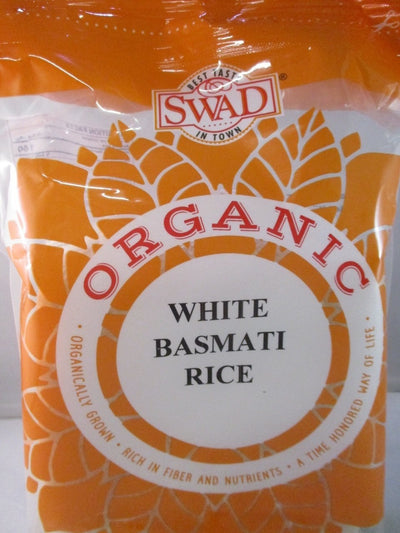 Swad Organic White Basmati Rice - 2 lbs
