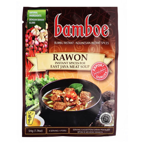 bamboe bumbu rawon (east java beef soup) - 1.9oz - Mighty Depot