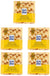 Ritter Sport: White Chocolate with Whole Hazelnuts, 3.5-Ounce/100g Bars, pack of 5