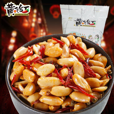 HUANG FEI HONG Spicy Peanut Family Size 210g Pack of 4