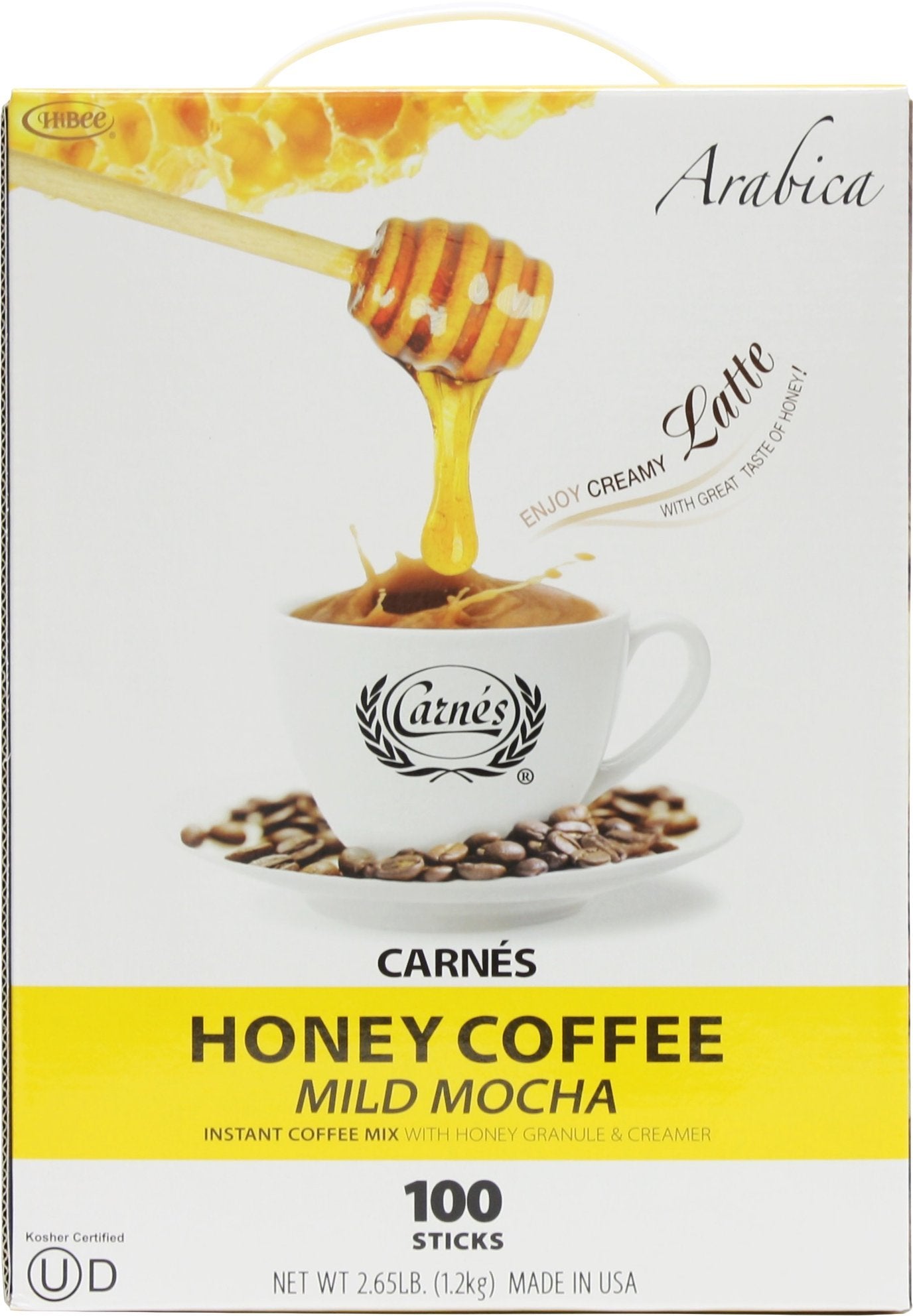 Carnes Premium Instant Coffee Mix with Honey Powder