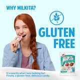 Milkita Creamy Shake Candy Bag, Gluten Free Chewy Candies with Calcium & Real Milk, Zero Trans Fat, Low-Sugar - Mighty Depot