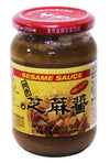 Pure Sesame Sauce paste 12.3 oz 芝麻酱 100%   (pack of 1)