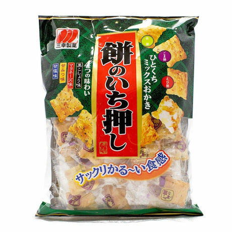 Mini Rice Crackers (3 Flavors) by Sanko 2.9 oz - Mighty Depot
