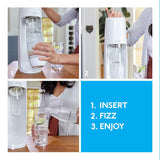 sodastream Fizzi Sparkling Water Maker with CO2 and BPA free Bottle - Mighty Depot