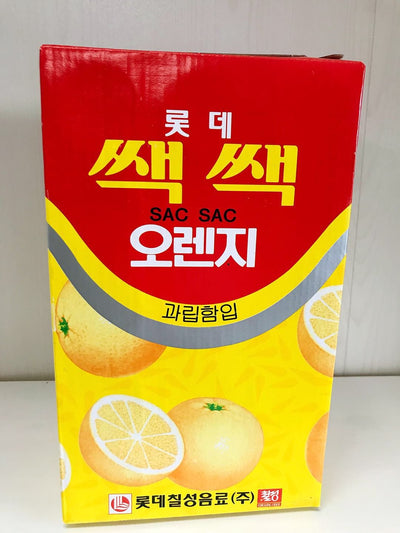 LOTTE SAC SAC MANDARIN ORANGE DRINK