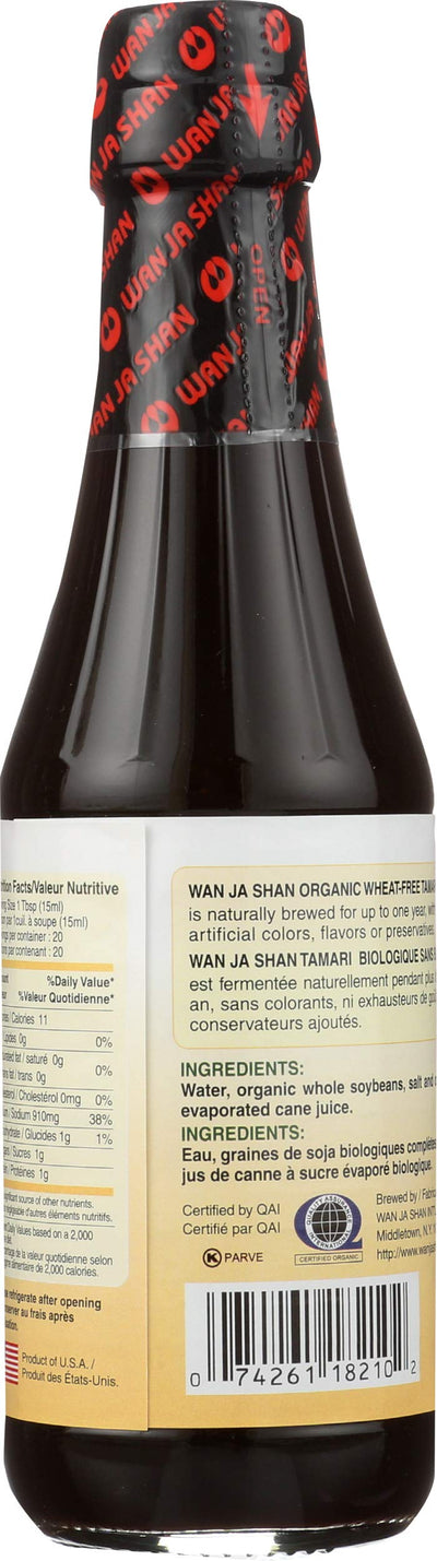 Wan Ja Shan Tamari Organic Soy Sauce Gluten Free - 10 fl oz