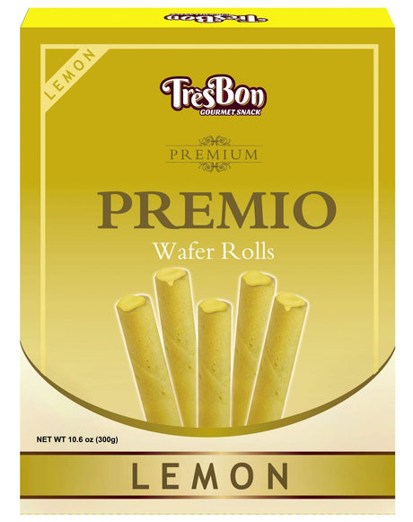 TresBon Premium Wafer Roll 1 Count (300gr or 10.6 oz) (Lemon) - Mighty Depot