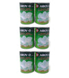 Aroy-D Palm's Seeds (Attap) in Heavy Syrup (6 Pack, Total of 132oz)