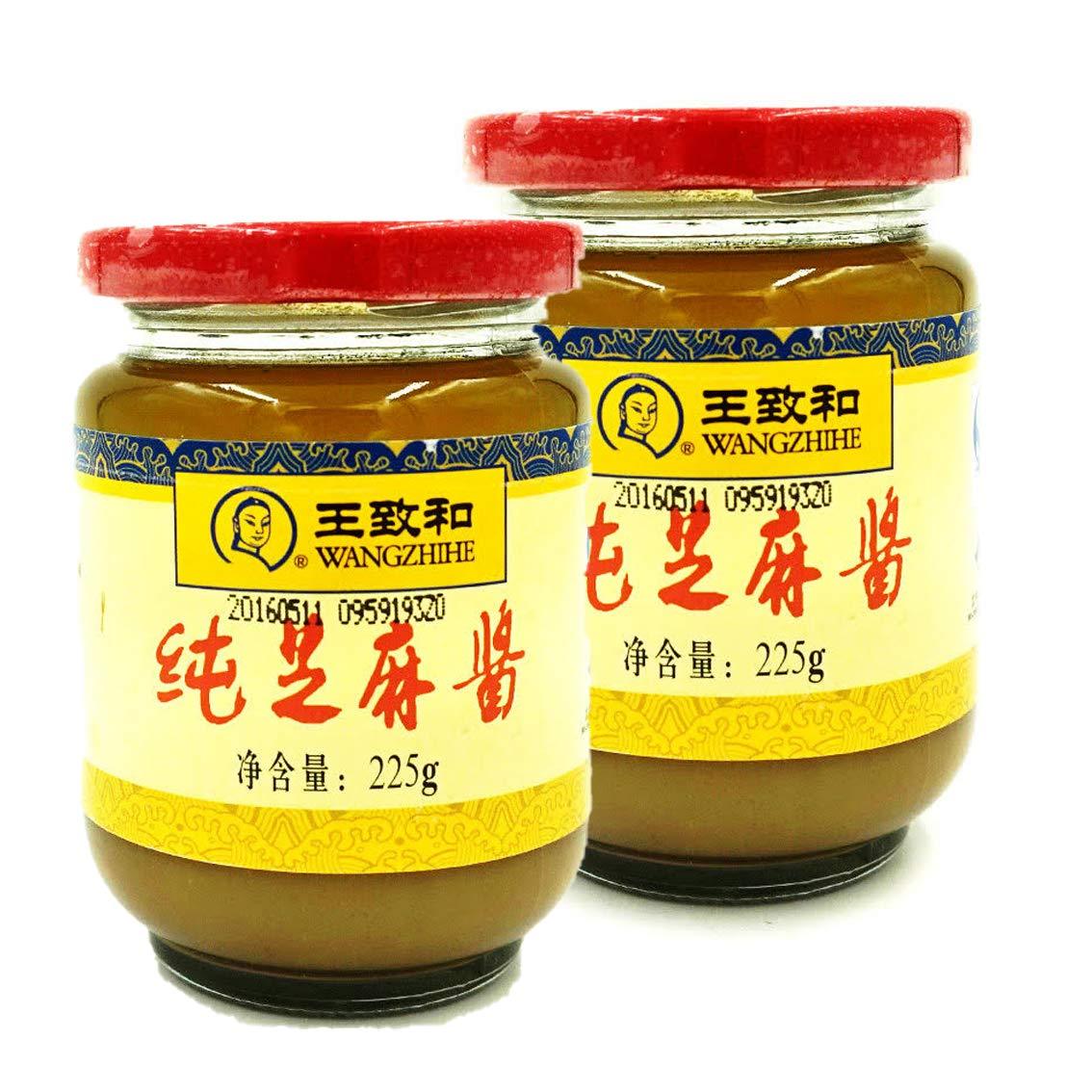 WangZhihe Pure Sesame Paste 王致和 纯芝麻酱 225g (pack of 2) -Asian Chinese Paste