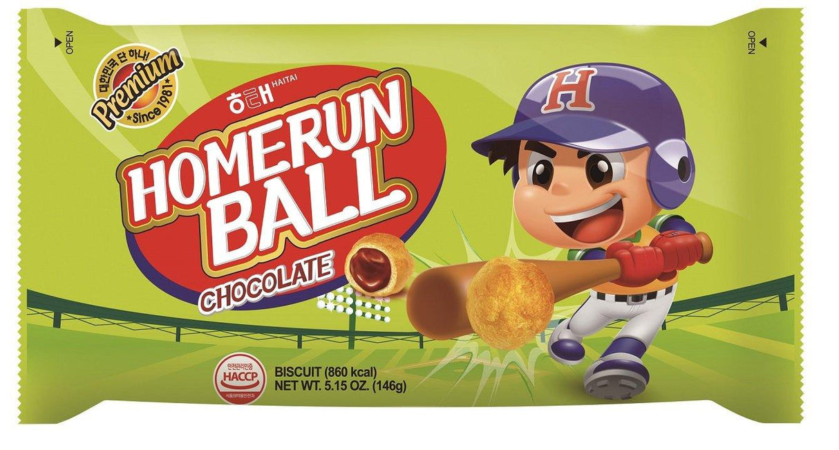 Haitai Homerun Ball Chocolate, 5.1 Ounce (Pack of 12) - Mighty Depot