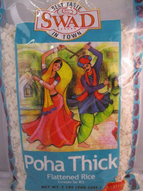 Poha THICK (Flattened Rice) - 2lb (Pack of 3) - Mighty Depot