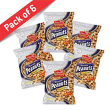 Jabsons Roasted Peanuts, Classic Salted, 160g (Pack of 6) - Mighty Depot