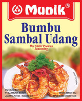 Hot Chili Prawns Seasoning by Munik (4 x 90 g) - Mighty Depot