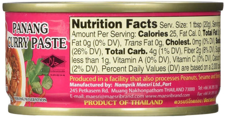 Maesri Thai panang curry, 4 Ounce (Pack of 2) - Mighty Depot