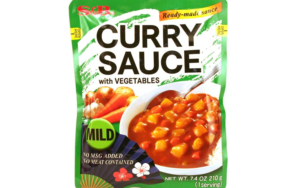 Curry Sauce with Vegetables (Mild) - 7.4oz (Pack of 6)