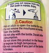 Sangaria Ramune Premium Crabonated soft drink Peach Flavor 5 PACK (6.76 fl oz each) - Mighty Depot