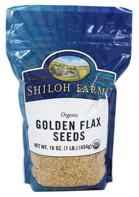 Shiloh Farms - Organic Golden Flax Seeds - 16 oz. - Mighty Depot