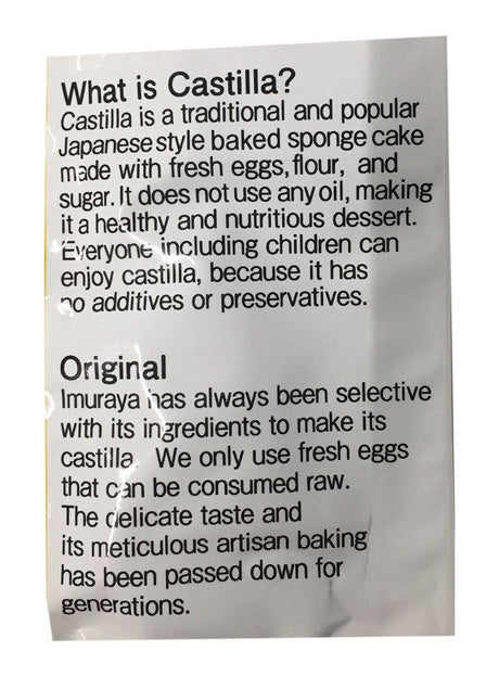 Castilla Japanese Style Baked Sponge Cake 10 Piece per Pack - Mighty Depot