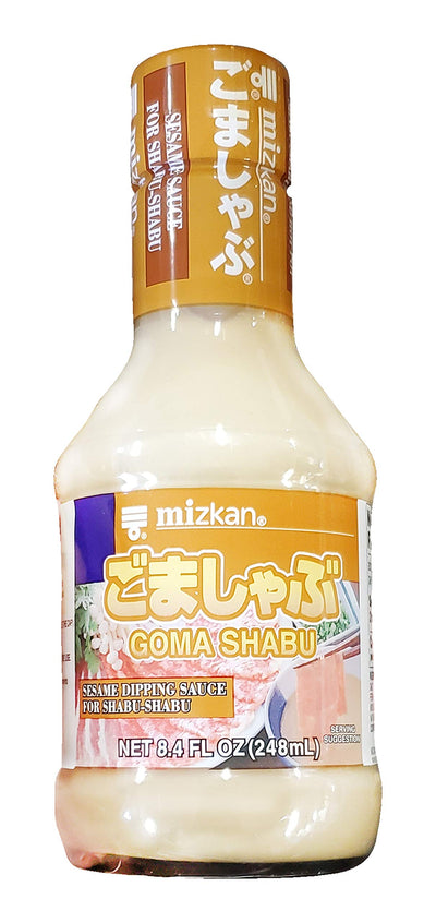 Mizkan Goma & Pon Shabu Japanese Dipping Sauce Bundle (2 Pack, Total of 16.8fl.oz)