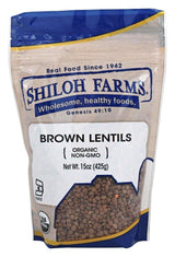 Lentils, Brown. Organic - Mighty Depot